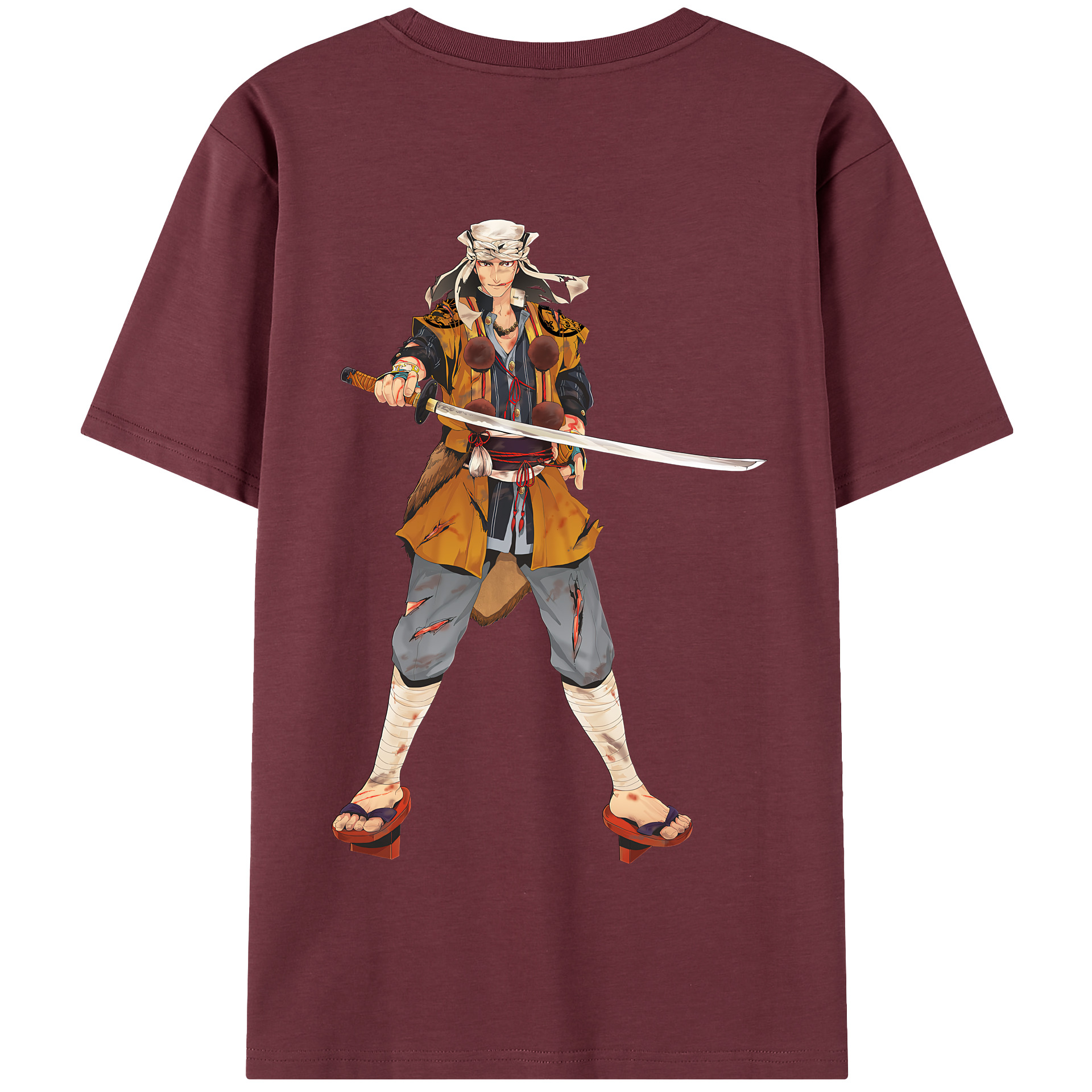 （画像用） 刀剣乱舞 Touken Ranbu 綿100％半袖Tシャツ（背面プリント）